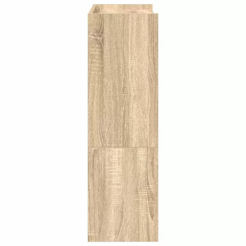 Sonoma tölgy színű szerelt fa cipőtartó 60x25x81 cm