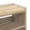 Sonoma tölgy színű szerelt fa cipőtartó 60x25x81 cm