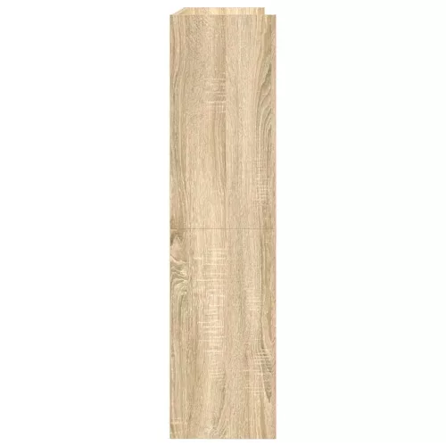 Sonoma tölgy színű szerelt fa cipőtartó 80x25x100 cm