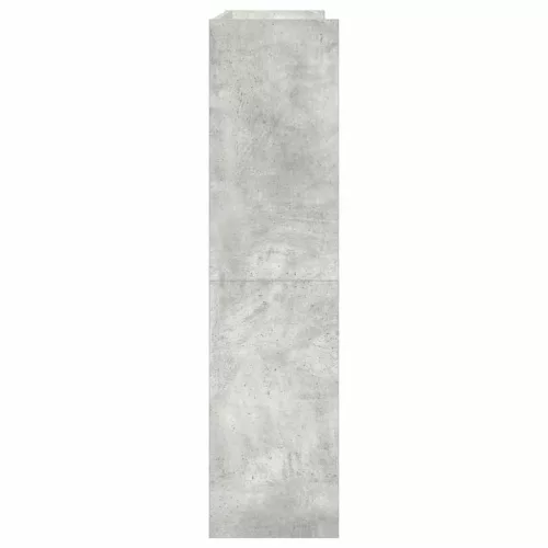 Betonszürke szerelt fa cipőtartó 80x25x100 cm