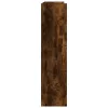 Füstös tölgy színű szerelt fa cipőtartó 80x25x100 cm