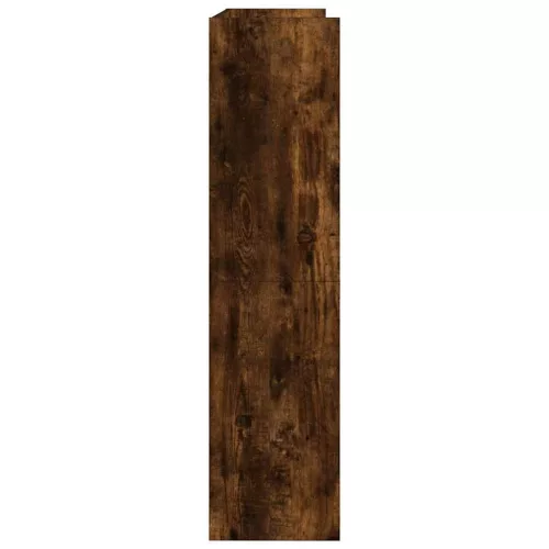 Füstös tölgy színű szerelt fa cipőtartó 80x25x100 cm