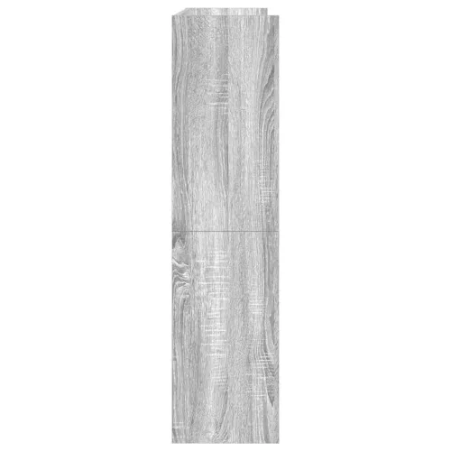 Szürke sonoma színű szerelt fa cipőtartó 80x25x100 cm