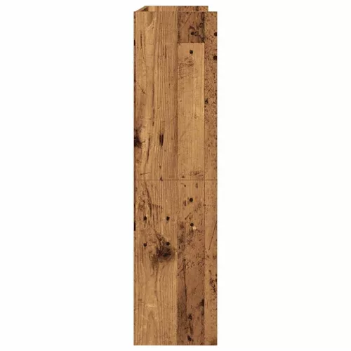 Antik fa szerelt fa cipőtartó 80x25x100 cm