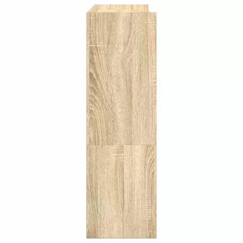 Sonoma tölgy színű szerelt fa cipőtartó 80x25x81 cm