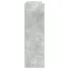 Betonszürke szerelt fa cipőtartó 80x25x81 cm