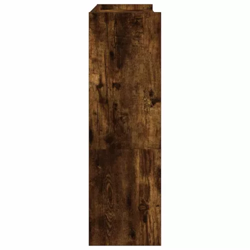 Füstös tölgy színű szerelt fa cipőtartó 80x25x81 cm