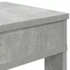 Betonszürke szerelt fa cipőtartó 60x30x98 cm