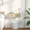 Falipolc fiókokkal sonoma tölgy 60x28x15 cm műszaki fa