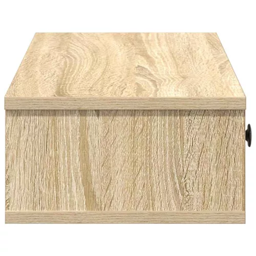 Falipolc fiókokkal sonoma tölgy 60x28x15 cm műszaki fa