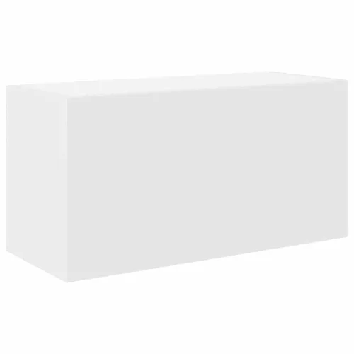 Fehér szerelt fa fali fürdőszobaszekrény 60x25x30 cm