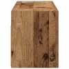 Antik fa színű szerelt fa fali fürdőszobaszekrény 60x25x30 cm