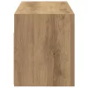 Kézműves tölgy szerelt fa fali fürdőszobaszekrény 60x25x30 cm