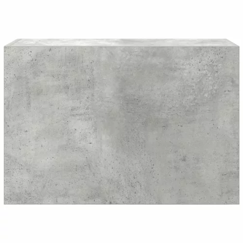 Betonszürke szerelt fa fali fürdőszobaszekrény 60 x 25 x 40 cm