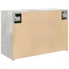 Betonszürke szerelt fa fali fürdőszobaszekrény 60 x 25 x 40 cm
