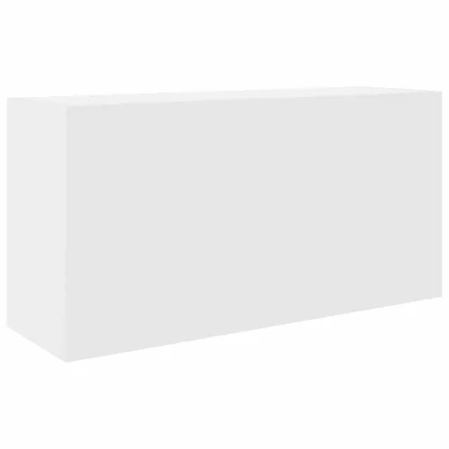 Fehér szerelt fa fali fürdőszobaszekrény 80x25x40 cm