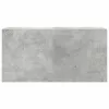 Betonszürke szerelt fa fali fürdőszobaszekrény 80 x 25 x 40 cm