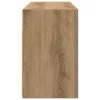 Kézműves tölgy szerelt fa fali fürdőszobaszekrény 80x25x40 cm