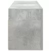 Betonszürke szerelt fa fali fürdőszobaszekrény 100x25x30 cm