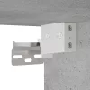 Betonszürke szerelt fa fali fürdőszobaszekrény 100x25x30 cm