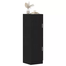 Fekete szerelt fa konyhaszekrény 38 x 41,5 x 131,5 cm