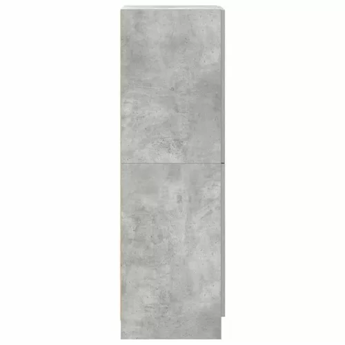 Betonszürke szerelt fa konyhaszekrény 38 x 41,5 x 131,5 cm