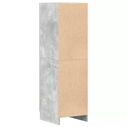 Betonszürke szerelt fa konyhaszekrény 38 x 41,5 x 131,5 cm