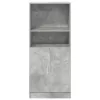 Betonszürke szerelt fa konyhaszekrény 57 x 41,5 x 131,5 cm