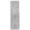 Betonszürke szerelt fa konyhaszekrény 57 x 41,5 x 131,5 cm