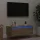 TV szekrény LED világítással sonoma tölgyfa 75x35,5x25 cm