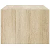 TV szekrény LED világítással sonoma tölgyfa 75x35,5x25 cm