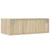 TV szekrény LED világítással sonoma tölgyfa 75x35,5x25 cm