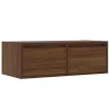 TV szekrény LED világítással barna tölgyfa 75x35,5x25 cm