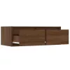 TV szekrény LED világítással barna tölgyfa 75x35,5x25 cm