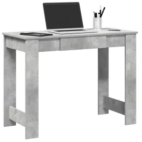 Betonszürke forgácslap íróasztal 100x45x75 cm