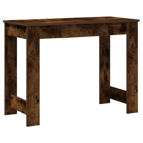 Füstös tölgy színű szerelt fa íróasztal 100x45x75 cm