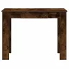 Füstös tölgy színű szerelt fa íróasztal 100x45x75 cm