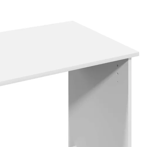 Fehér szerelt fa íróasztal 102 x 50 x 75 cm