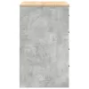 Garázs tárolószekrény Beton szürke 60x51x85 cm tömörfa fenyőfa