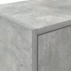 Betonszürke szerelt fa garázs fali szekrény
