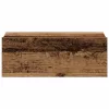 Antik fa szerelt fa lebegő éjjeliszekrény 40x32x15 cm