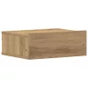 2 db szerelt fa lebegő éjjeliszekrények 40x32x15 cm