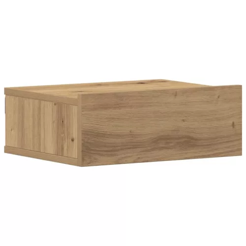 2 db szerelt fa lebegő éjjeliszekrények 40x32x15 cm