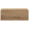 2 db szerelt fa lebegő éjjeliszekrények 40x32x15 cm