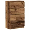 Antik fa szerelt fa tálalószekrény 60 x 35 x 98,5 cm