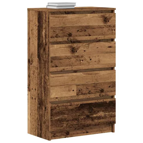 Antik fa szerelt fa tálalószekrény 60 x 35 x 98,5 cm