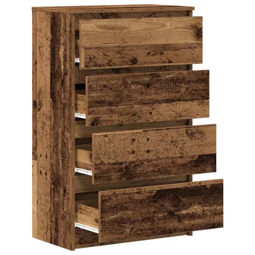 Antik fa szerelt fa tálalószekrény 60 x 35 x 98,5 cm