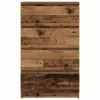 Antik fa szerelt fa tálalószekrény 60 x 35 x 98,5 cm