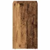 Antik fa színű szerelt fa fürdőszobai mosdószekrény 60x33x60 cm