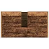 Antik fa színű szerelt fa fürdőszobai mosdószekrény 60x33x60 cm